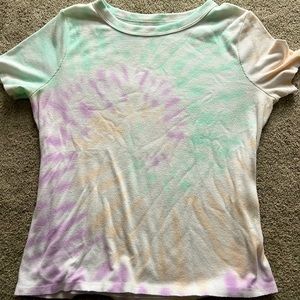 Tie Dye Semi-Cropped Tee